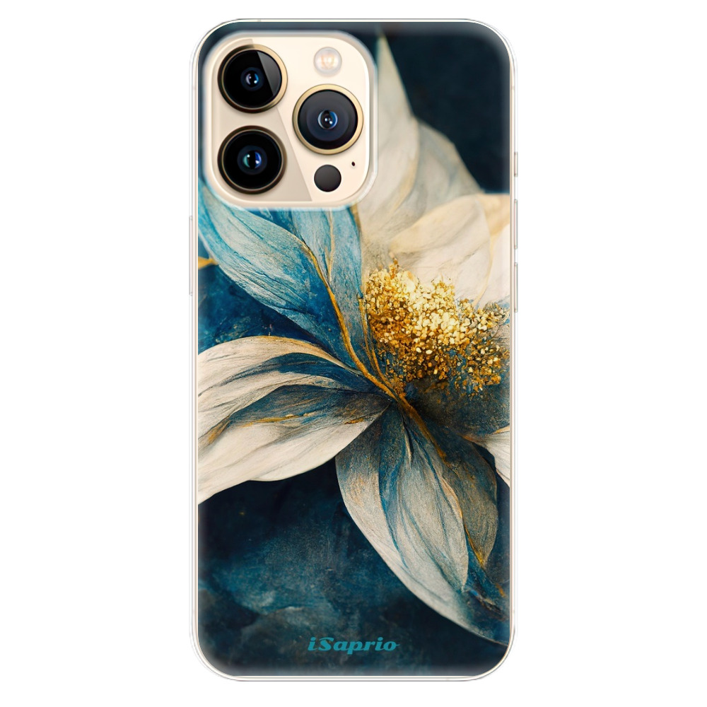 Odolné silikónové puzdro iSaprio - Blue Petals - iPhone 13 Pro