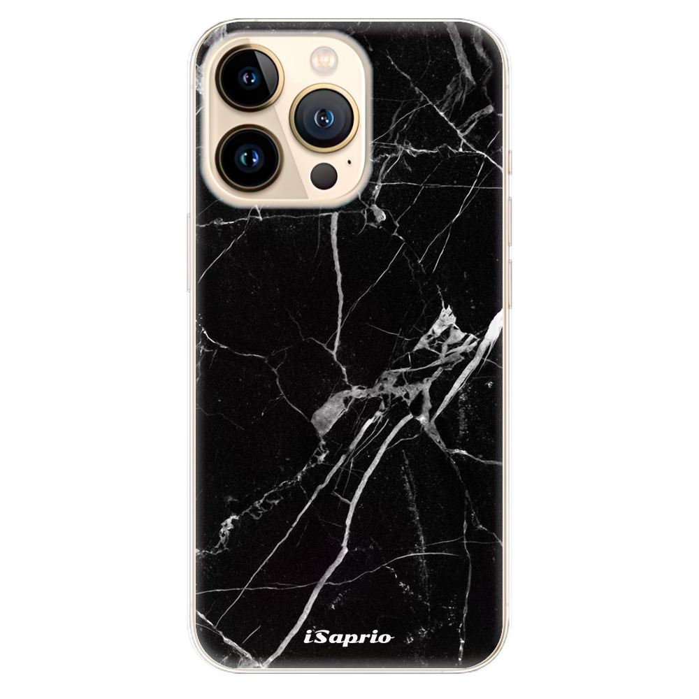 Odolné silikónové puzdro iSaprio - Black Marble 18 - iPhone 13 Pro Max