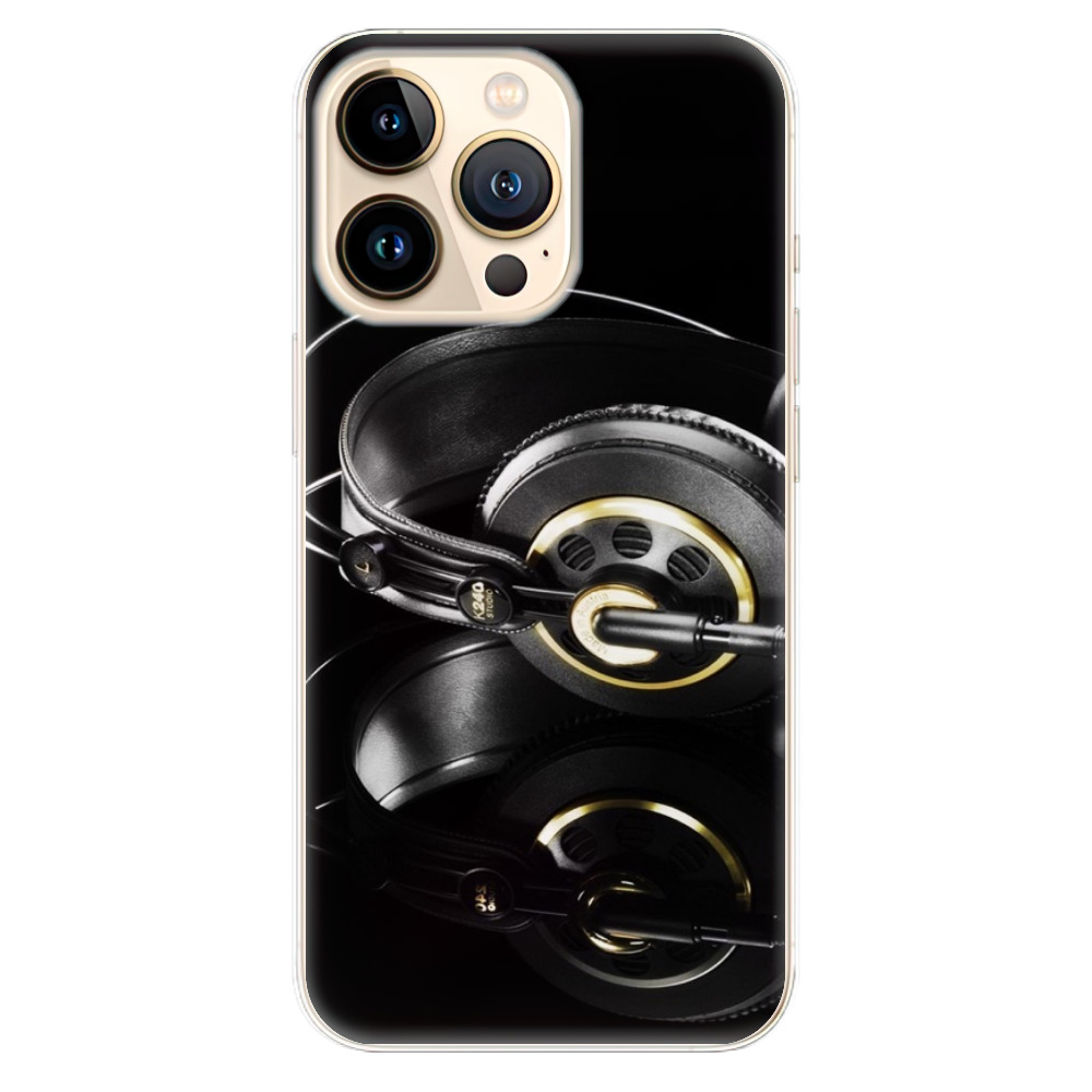 Odolné silikónové puzdro iSaprio - Headphones 02 - iPhone 13 Pro Max