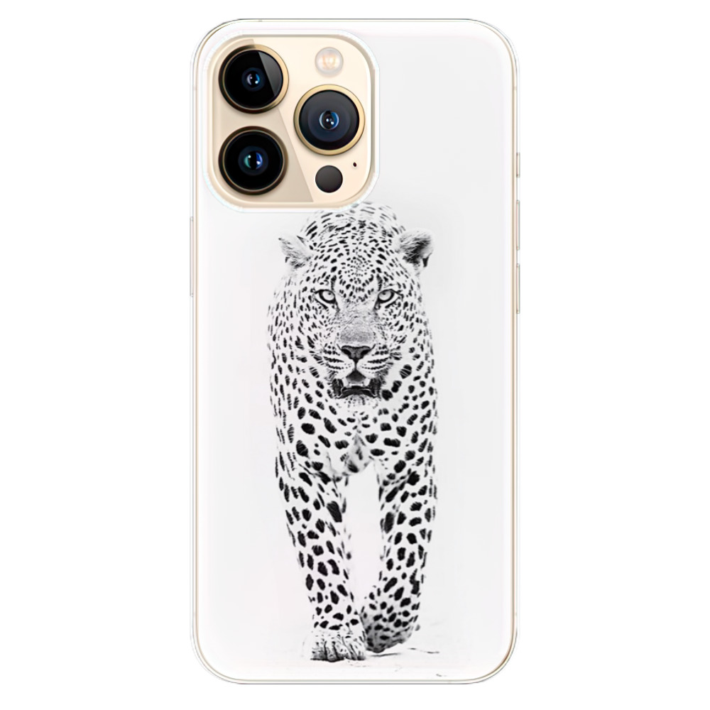 Odolné silikónové puzdro iSaprio - White Jaguar - iPhone 13 Pro Max