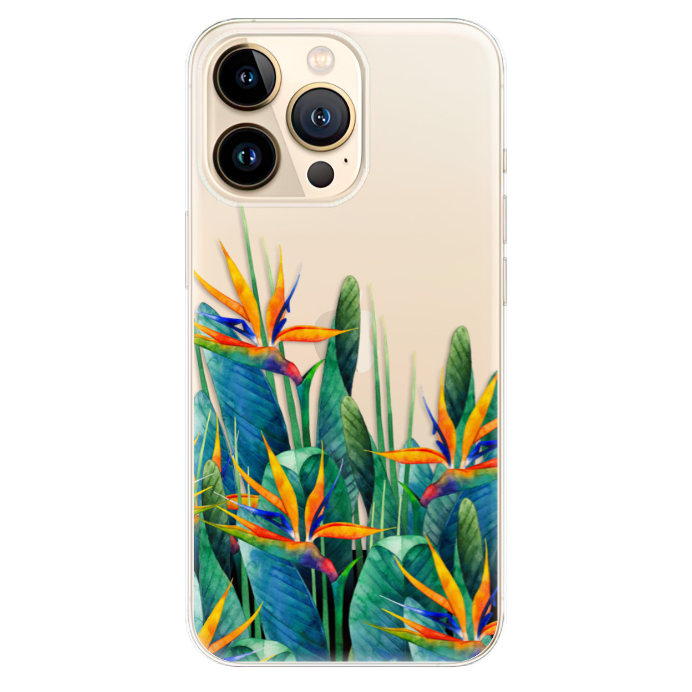 Odolné silikónové puzdro iSaprio - Exotic Flowers - iPhone 13 Pro Max