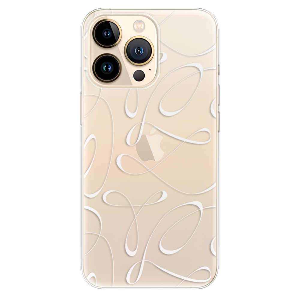 Odolné silikónové puzdro iSaprio - Fancy - white - iPhone 13 Pro Max