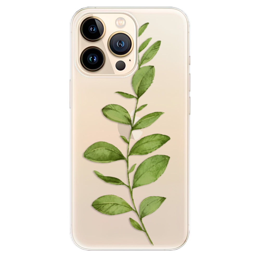 Odolné silikónové puzdro iSaprio - Green Plant 01 - iPhone 13 Pro Max