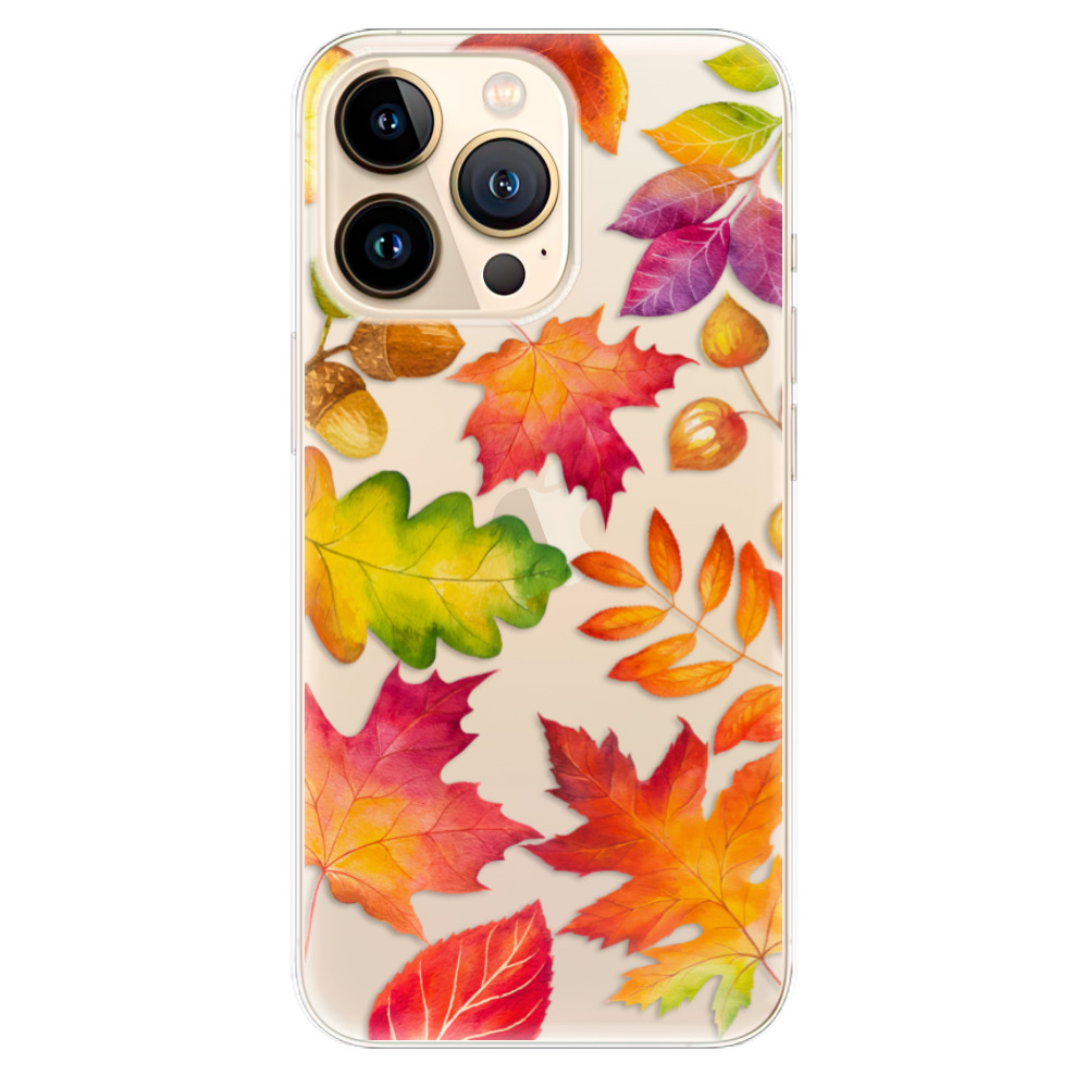 Odolné silikónové puzdro iSaprio - Autumn Leaves 01 - iPhone 13 Pro Max