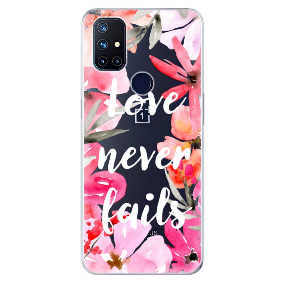 Odolné silikónové puzdro iSaprio - Love Never Fails - OnePlus Nord N10 5G