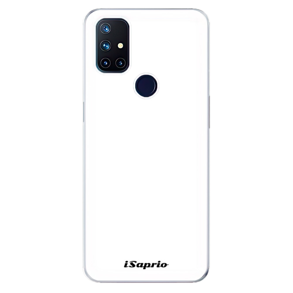 Odolné silikónové puzdro iSaprio - 4Pure - bílý - OnePlus Nord N10 5G