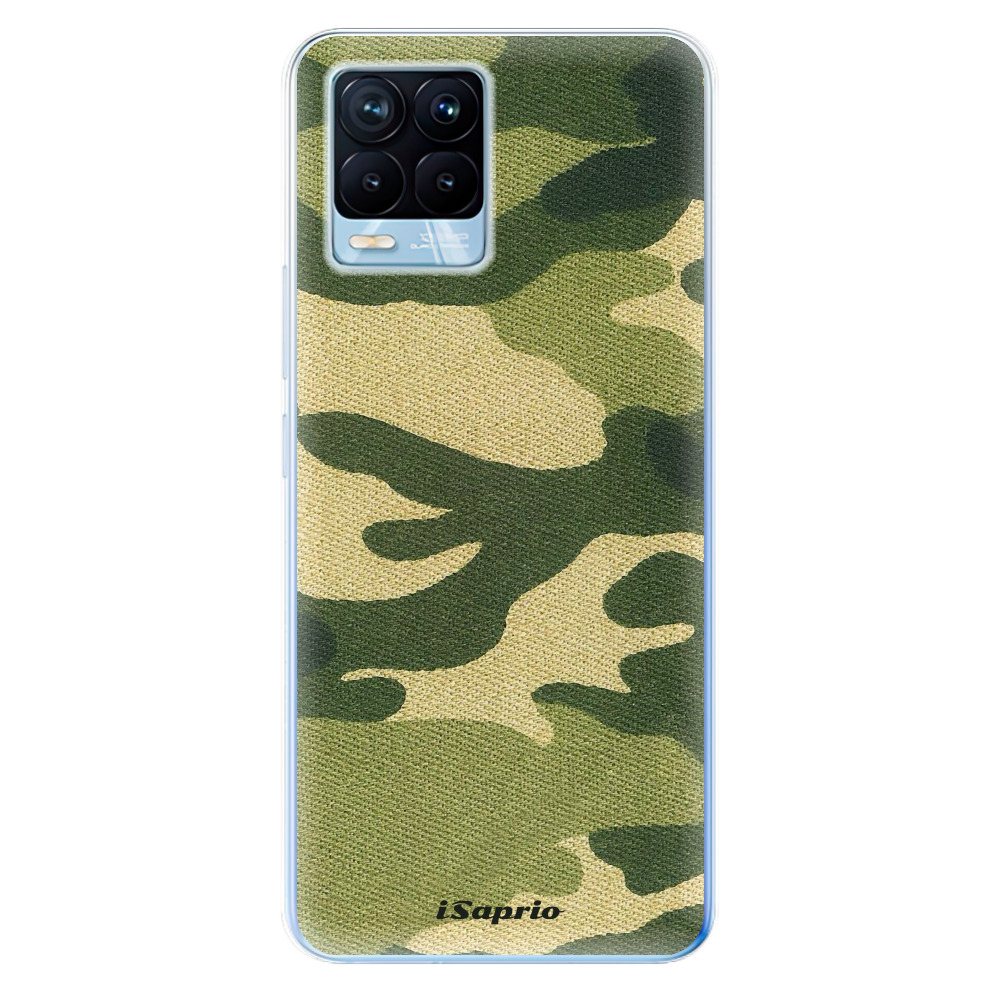 Odolné silikónové puzdro iSaprio - Green Camuflage 01 - Realme 8 / 8 Pro