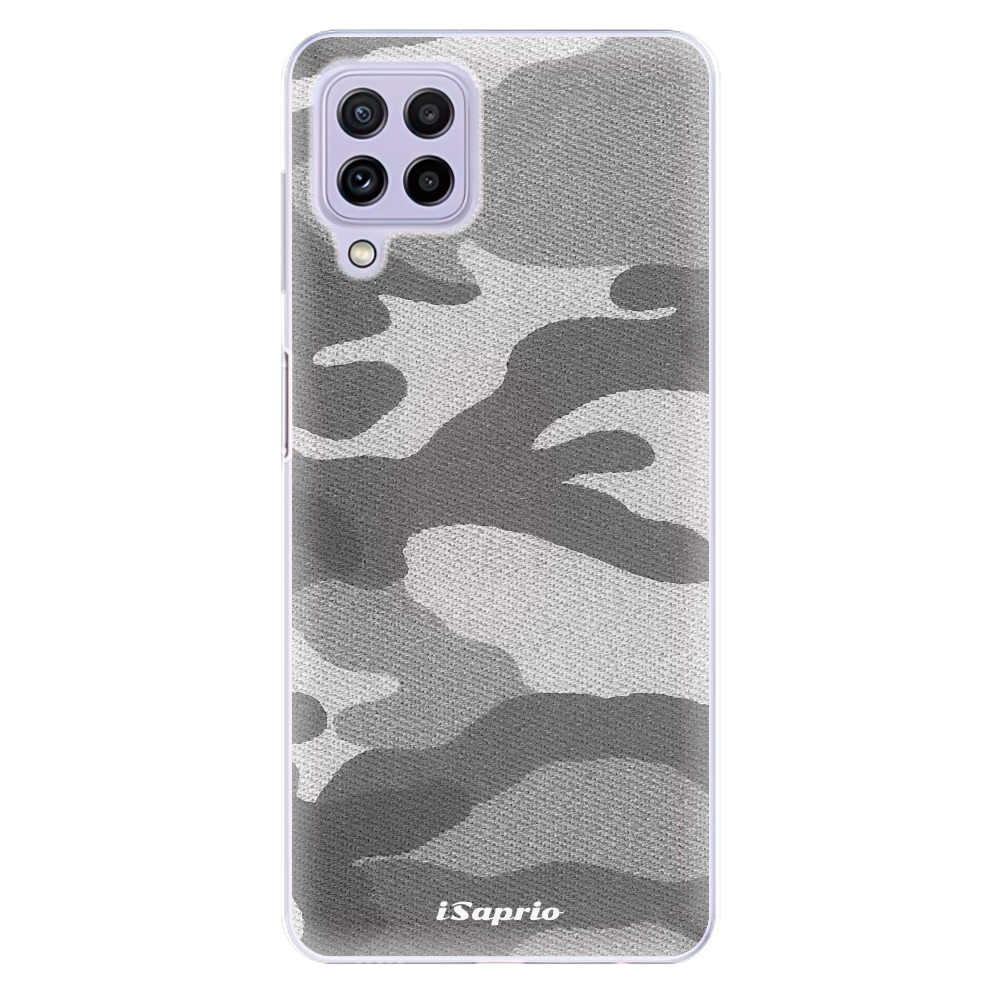 Odolné silikónové puzdro iSaprio - Gray Camuflage 02 - Samsung Galaxy A22