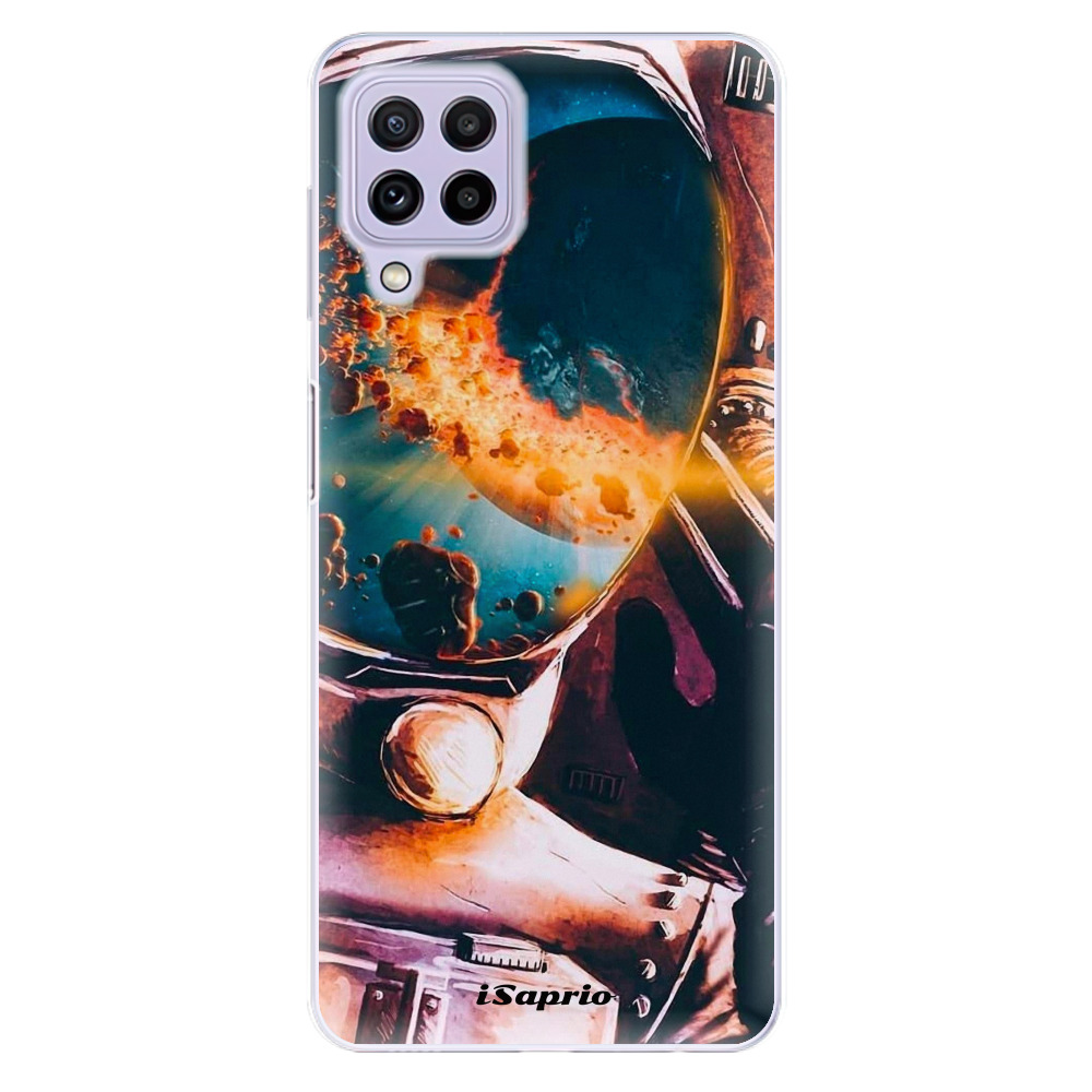 Odolné silikónové puzdro iSaprio - Astronaut 01 - Samsung Galaxy A22