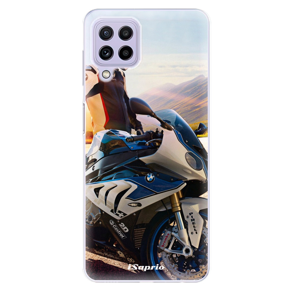 Odolné silikónové puzdro iSaprio - Motorcycle 10 - Samsung Galaxy A22