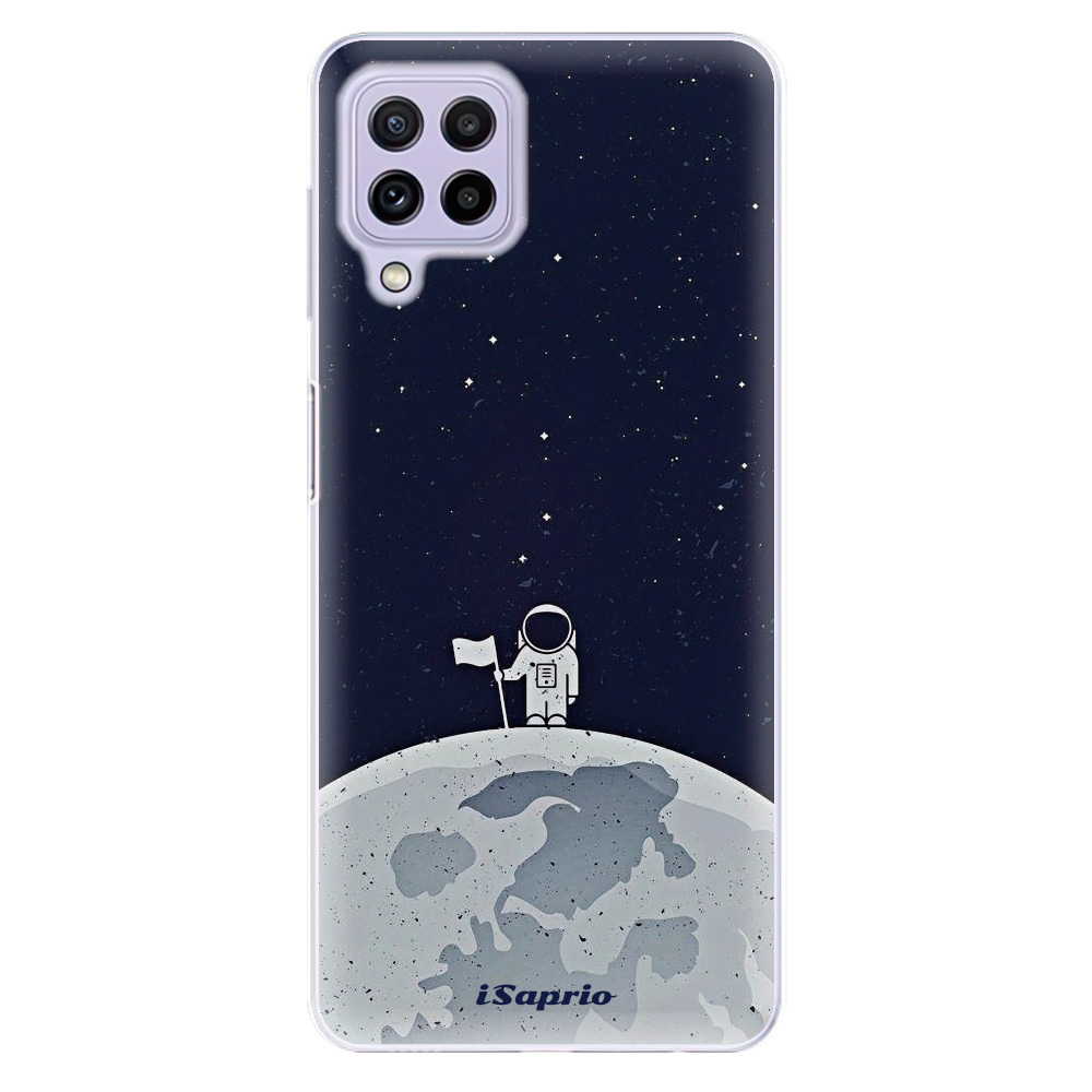 Odolné silikónové puzdro iSaprio - On The Moon 10 - Samsung Galaxy A22