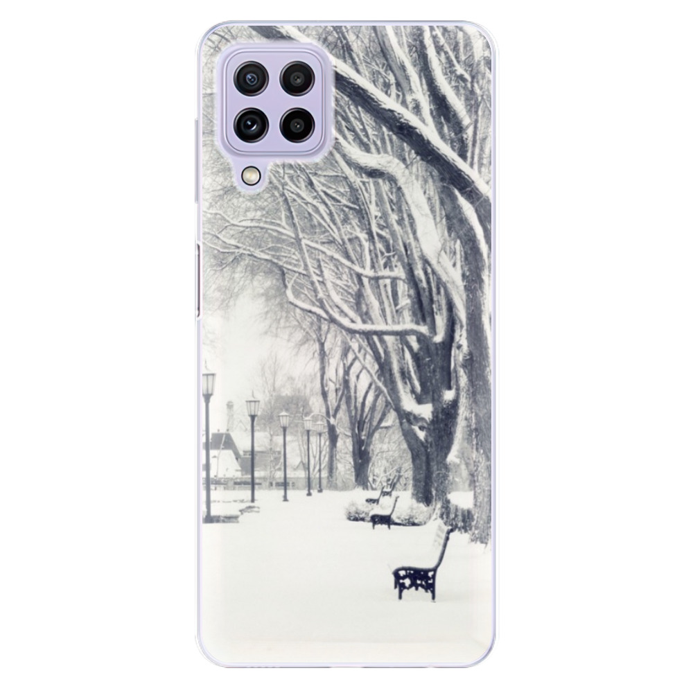 Odolné silikónové puzdro iSaprio - Snow Park - Samsung Galaxy A22