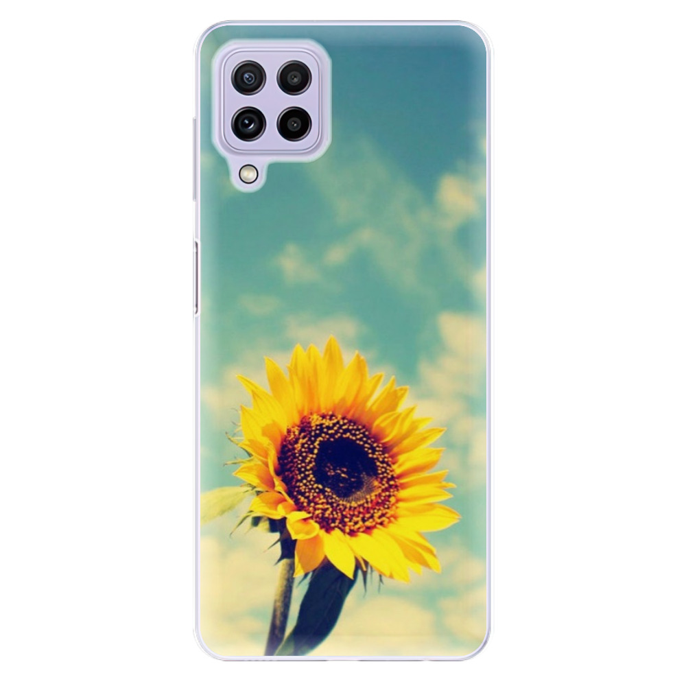 Odolné silikónové puzdro iSaprio - Sunflower 01 - Samsung Galaxy A22