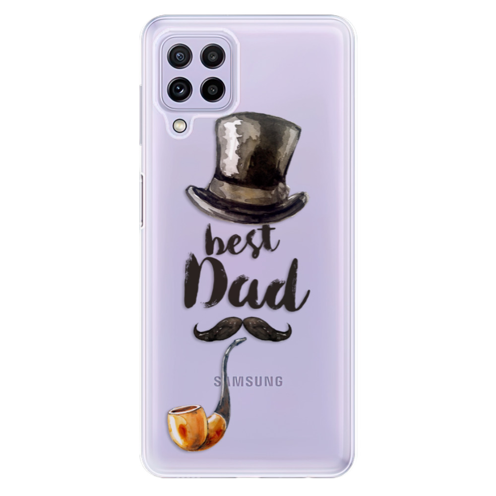 Odolné silikónové puzdro iSaprio - Best Dad - Samsung Galaxy A22