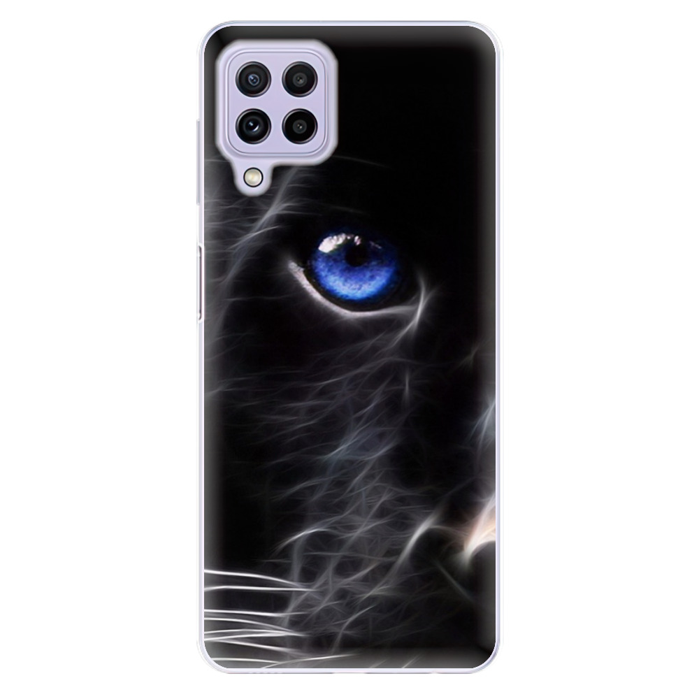 Odolné silikónové puzdro iSaprio - Black Puma - Samsung Galaxy A22