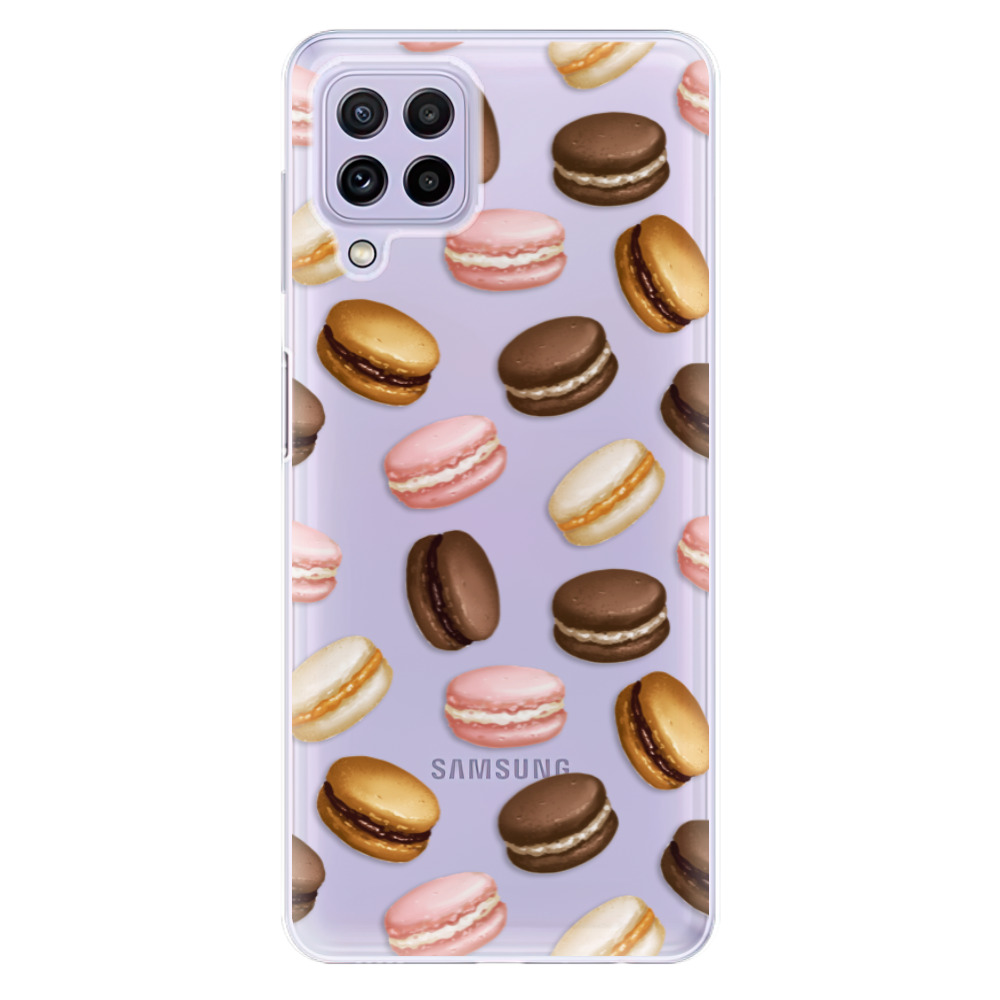 Odolné silikónové puzdro iSaprio - Macaron Pattern - Samsung Galaxy A22