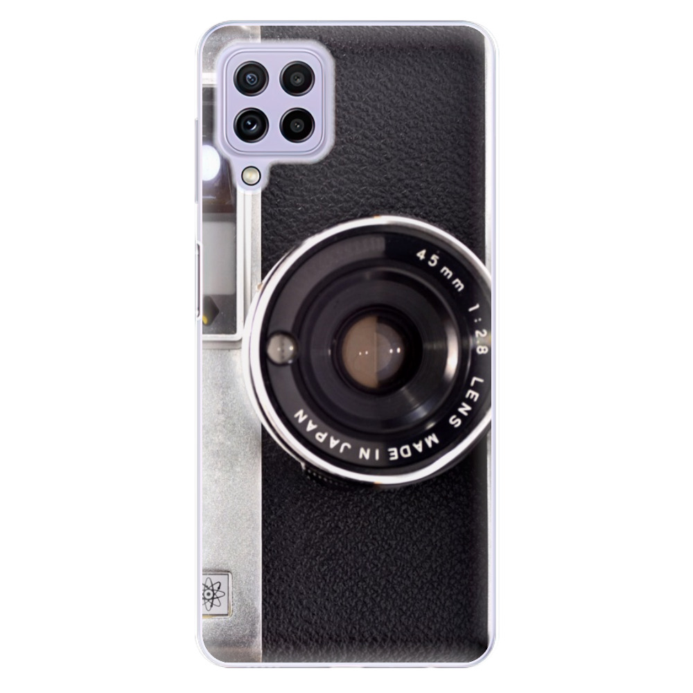 Odolné silikónové puzdro iSaprio - Vintage Camera 01 - Samsung Galaxy A22