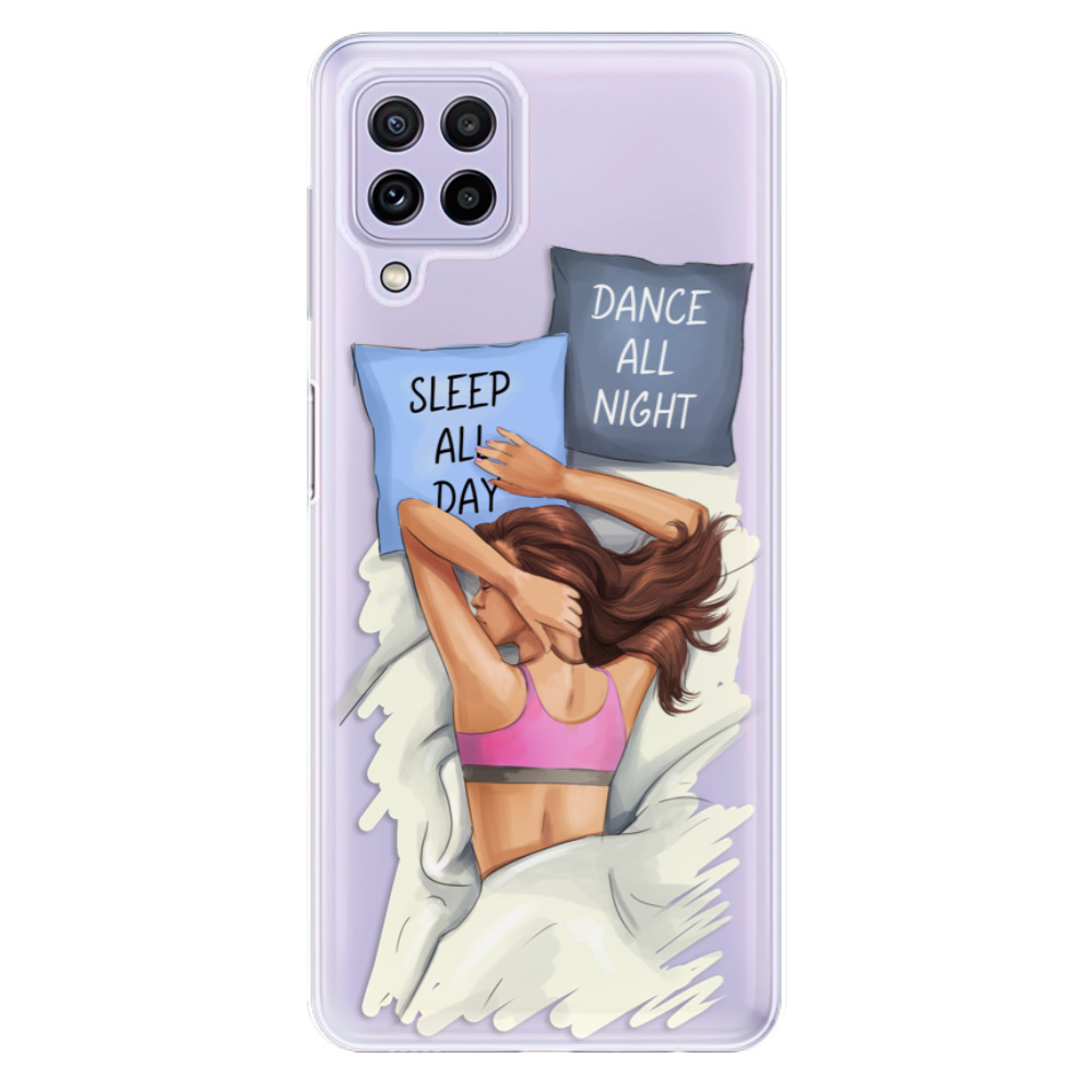 Odolné silikónové puzdro iSaprio - Dance and Sleep - Samsung Galaxy A22