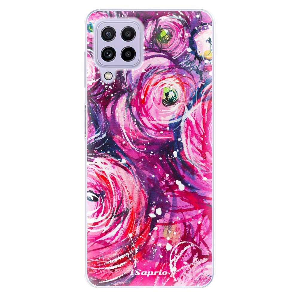 Odolné silikónové puzdro iSaprio - Pink Bouquet - Samsung Galaxy A22