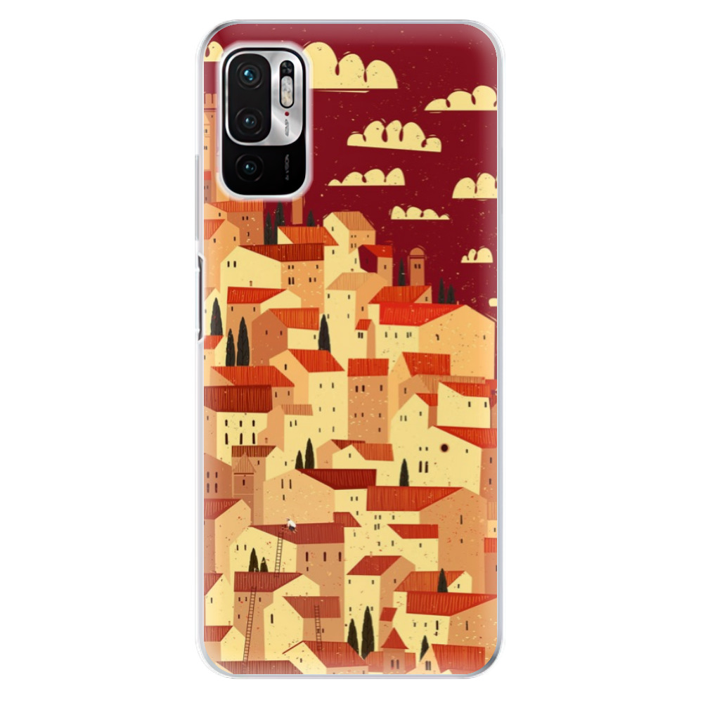 Odolné silikónové puzdro iSaprio - Mountain City - Xiaomi Redmi Note 10 5G