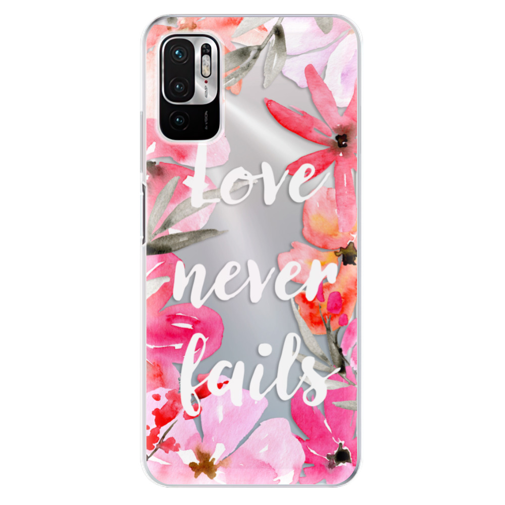Odolné silikónové puzdro iSaprio - Love Never Fails - Xiaomi Redmi Note 10 5G