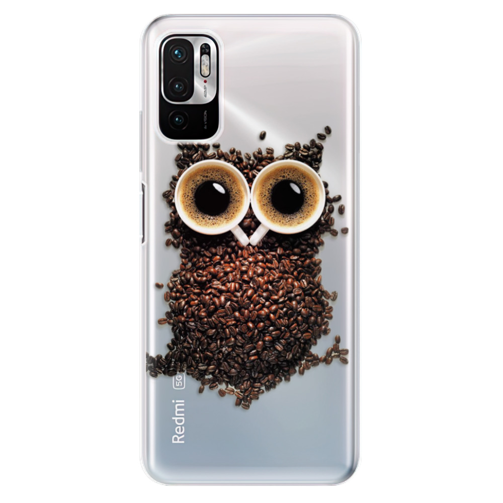 Odolné silikónové puzdro iSaprio - Owl And Coffee - Xiaomi Redmi Note 10 5G