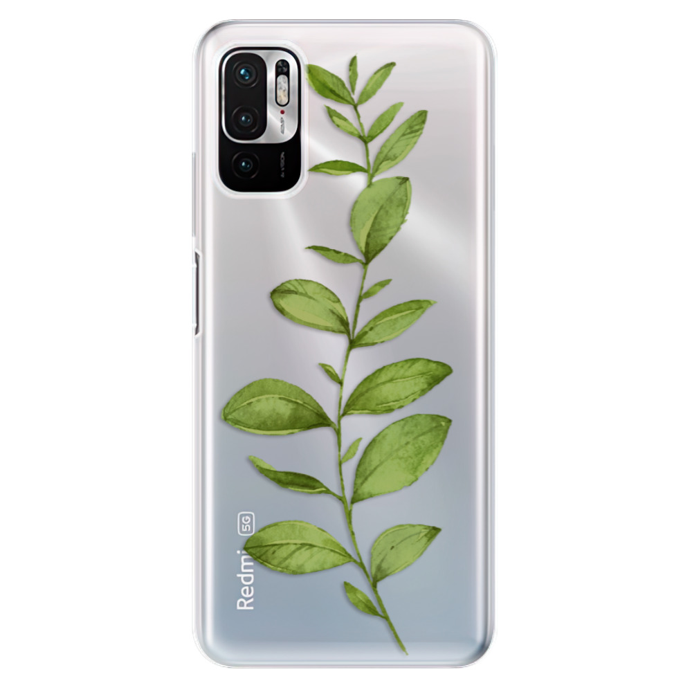 Odolné silikónové puzdro iSaprio - Green Plant 01 - Xiaomi Redmi Note 10 5G