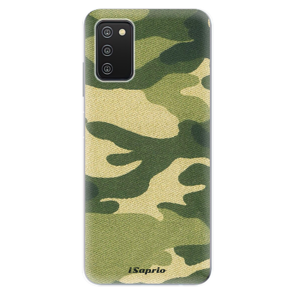 Odolné silikónové puzdro iSaprio - Green Camuflage 01 - Samsung Galaxy A03s