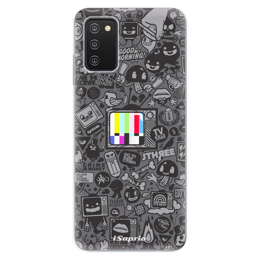 Odolné silikónové puzdro iSaprio - Text 03 - Samsung Galaxy A03s