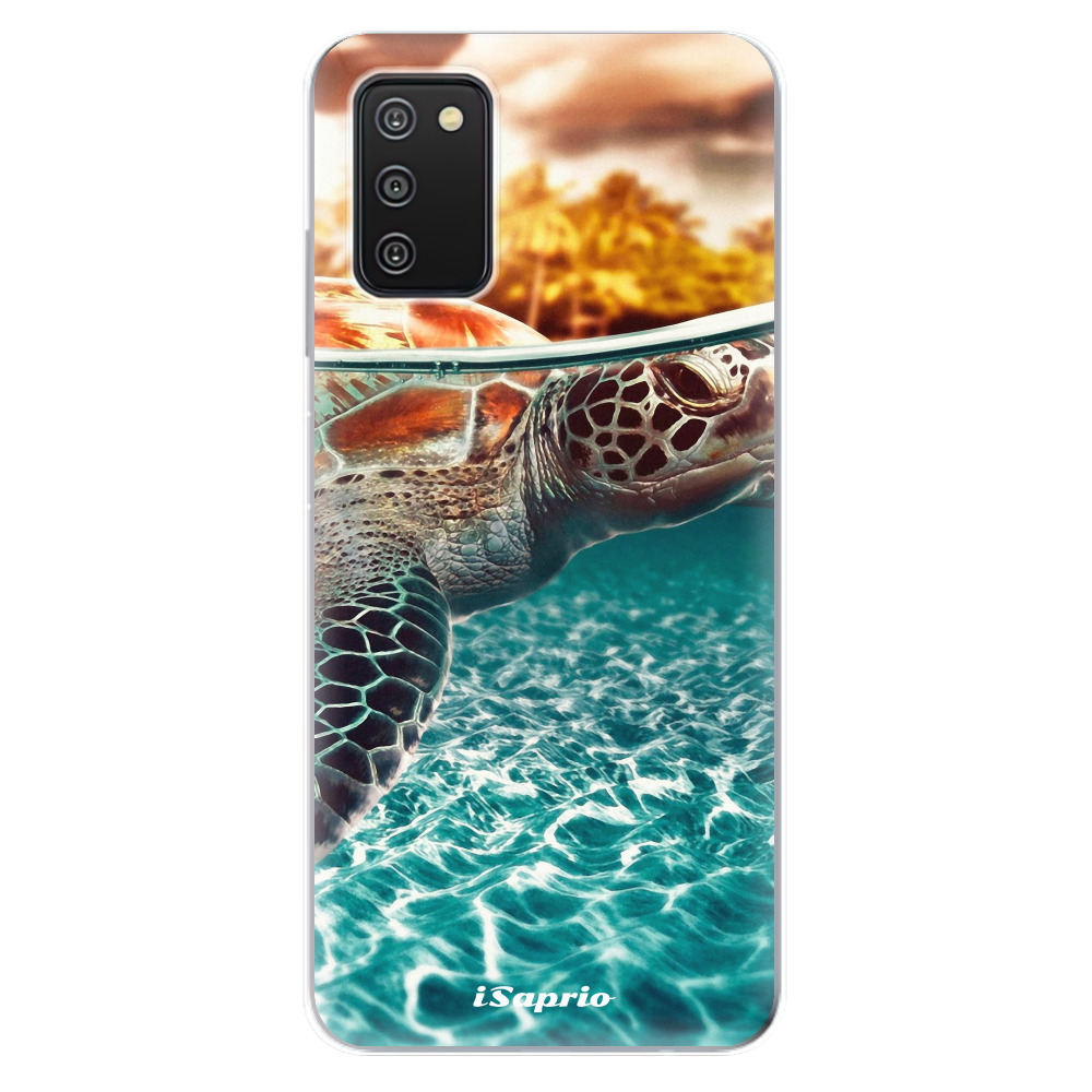 Odolné silikónové puzdro iSaprio - Turtle 01 - Samsung Galaxy A03s