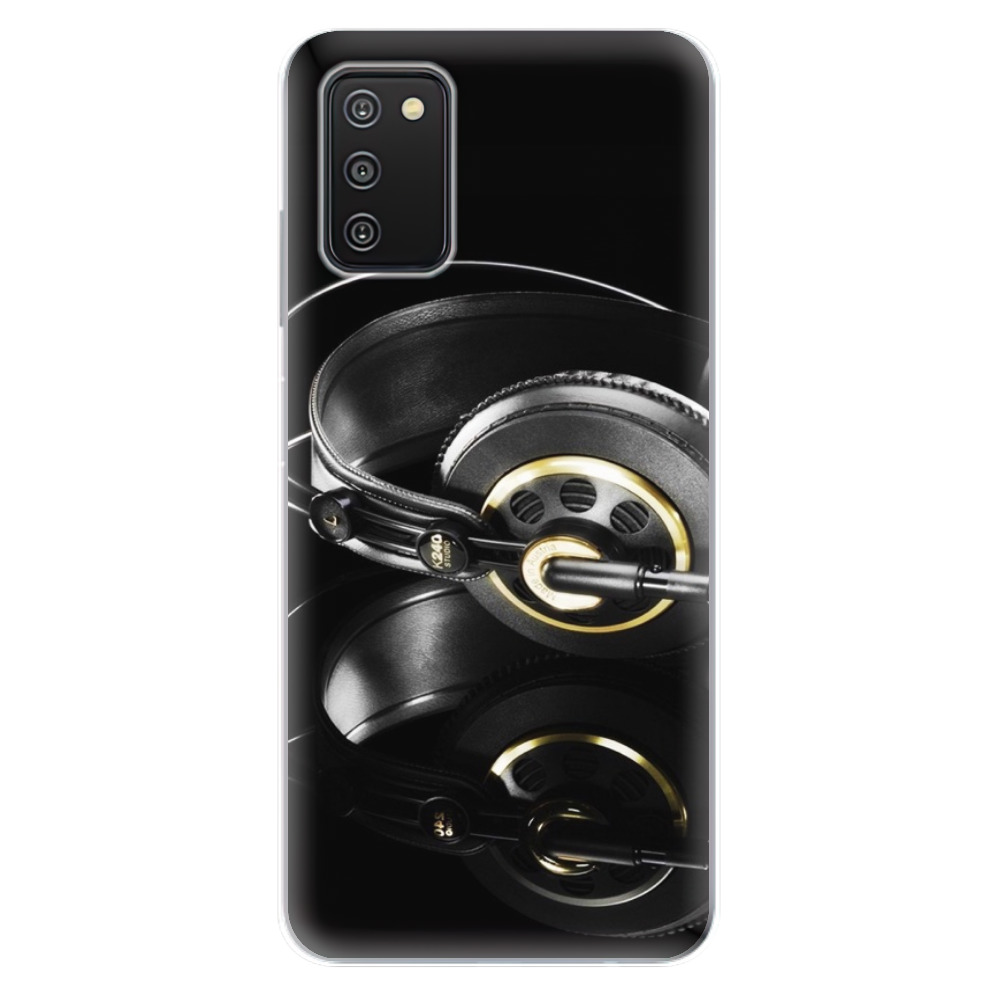 Odolné silikónové puzdro iSaprio - Headphones 02 - Samsung Galaxy A03s