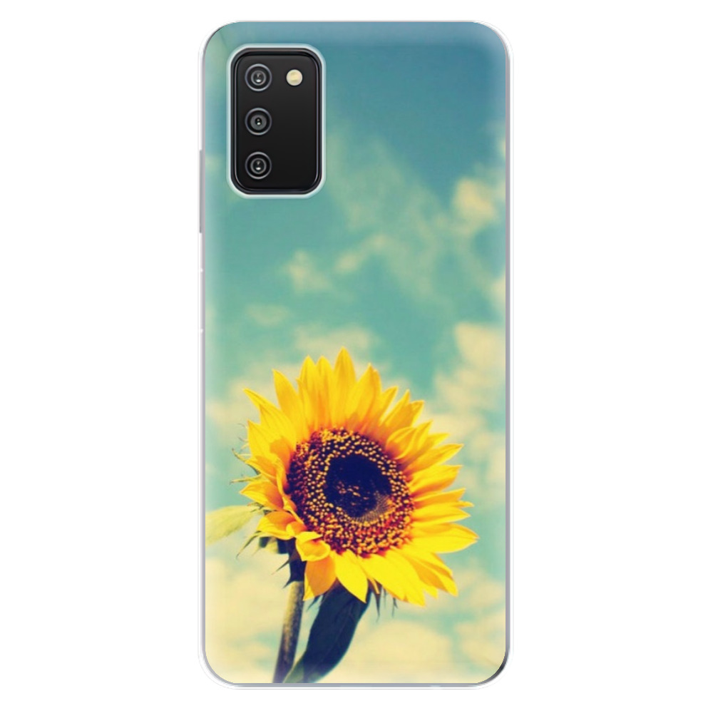Odolné silikónové puzdro iSaprio - Sunflower 01 - Samsung Galaxy A03s