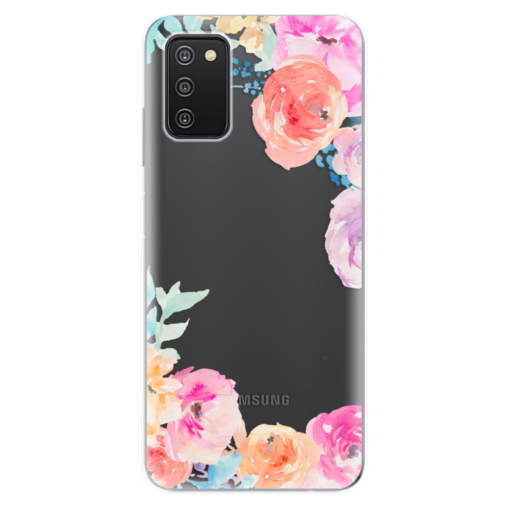 Odolné silikónové puzdro iSaprio - Flower Brush - Samsung Galaxy A03s