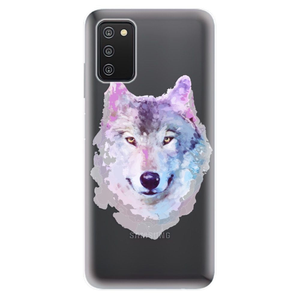 Odolné silikónové puzdro iSaprio - Wolf 01 - Samsung Galaxy A03s