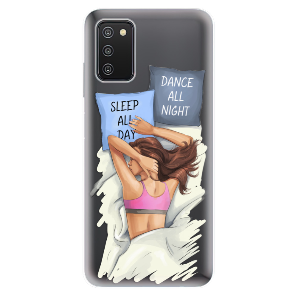 Odolné silikónové puzdro iSaprio - Dance and Sleep - Samsung Galaxy A03s