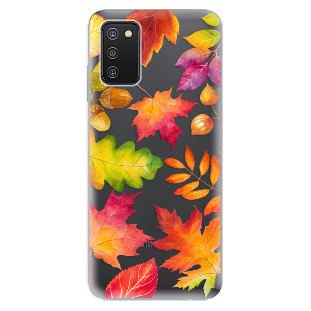 Odolné silikónové puzdro iSaprio - Autumn Leaves 01 - Samsung Galaxy A03s