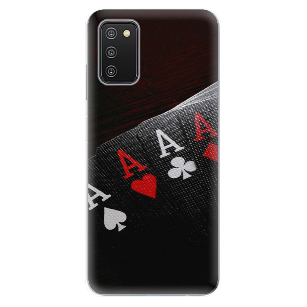 Odolné silikónové puzdro iSaprio - Poker - Samsung Galaxy A03s