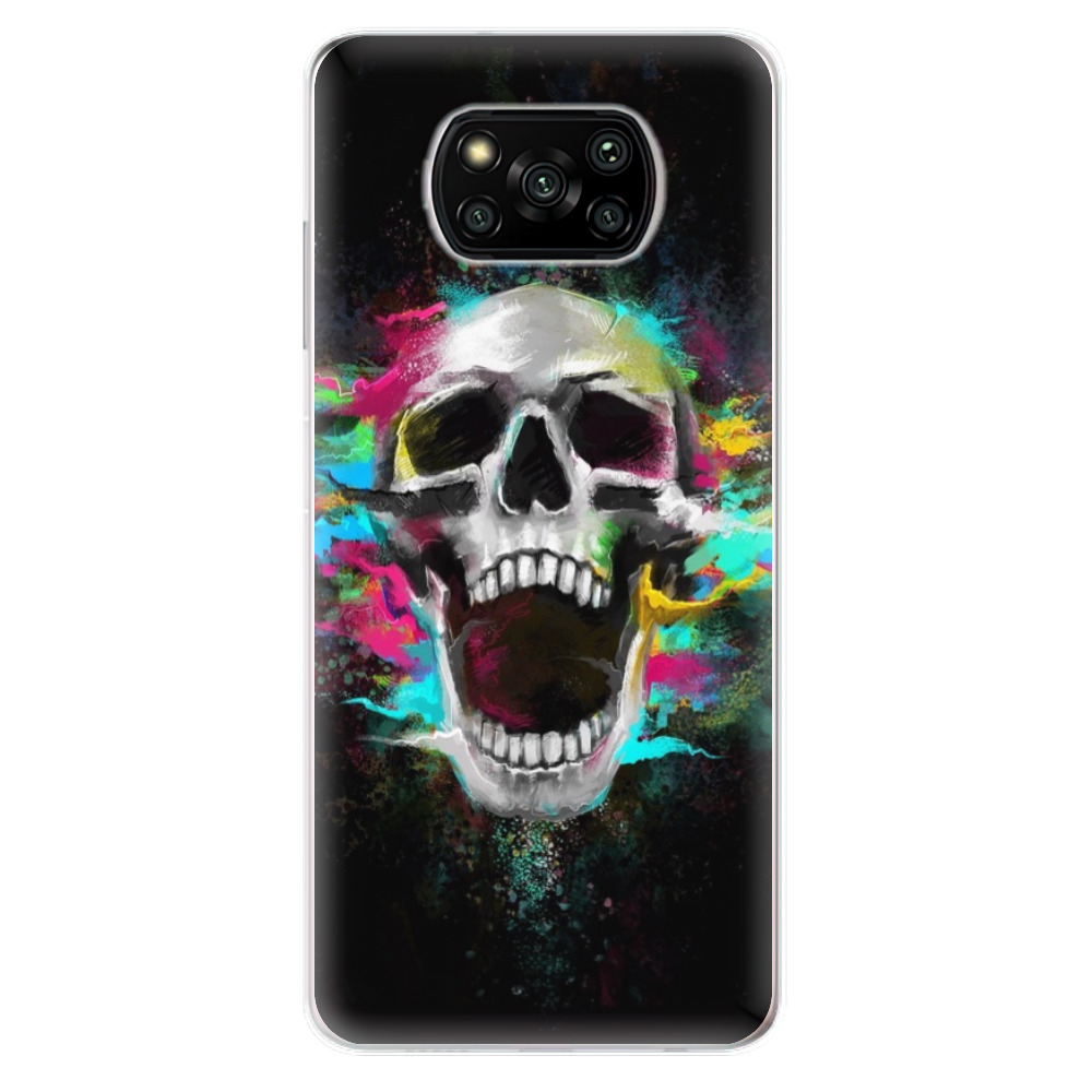 Odolné silikónové puzdro iSaprio - Skull in Colors - Xiaomi Poco X3 Pro / X3 NFC