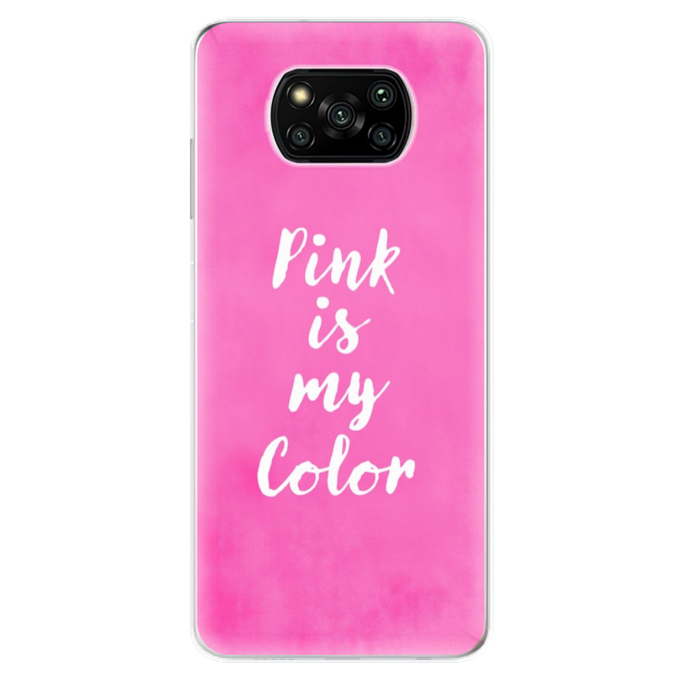 Odolné silikónové puzdro iSaprio - Pink is my color - Xiaomi Poco X3 Pro / X3 NFC