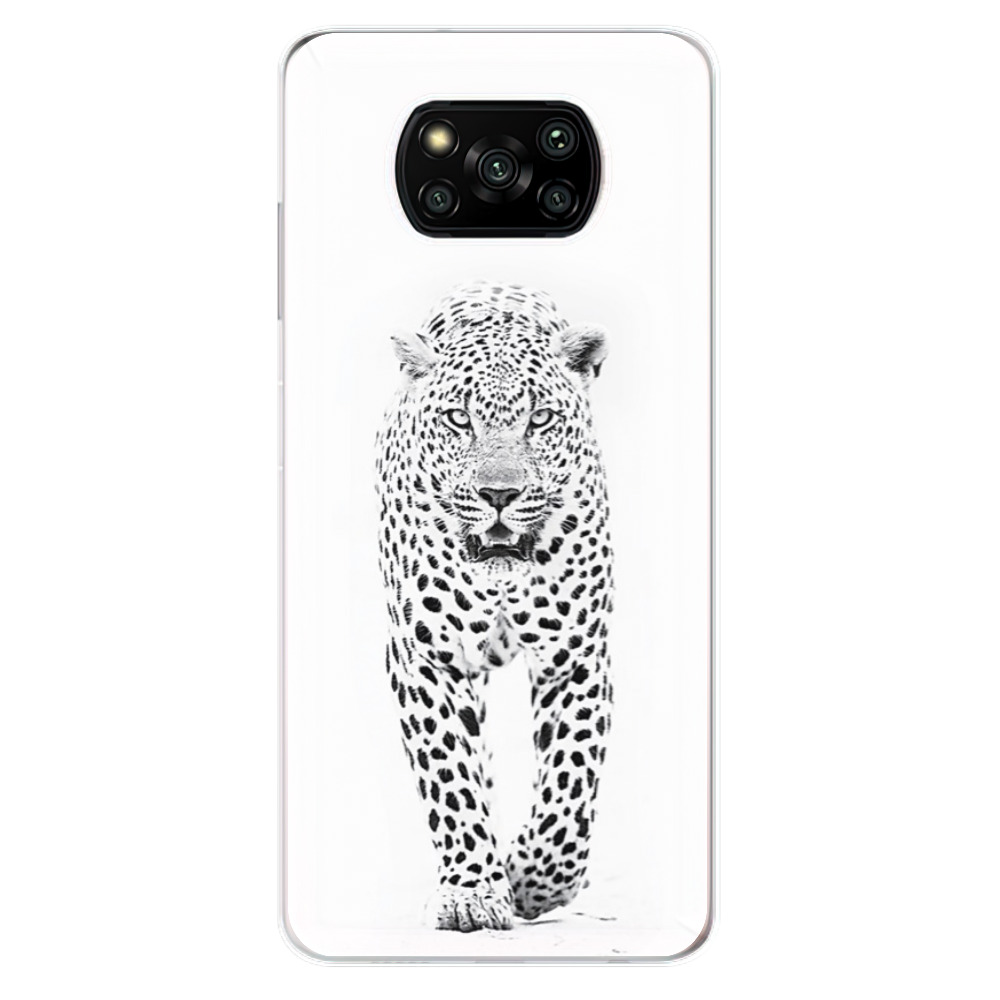 Odolné silikónové puzdro iSaprio - White Jaguar - Xiaomi Poco X3 Pro / X3 NFC