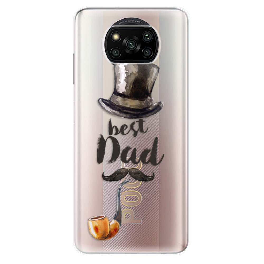 Odolné silikónové puzdro iSaprio - Best Dad - Xiaomi Poco X3 Pro / X3 NFC