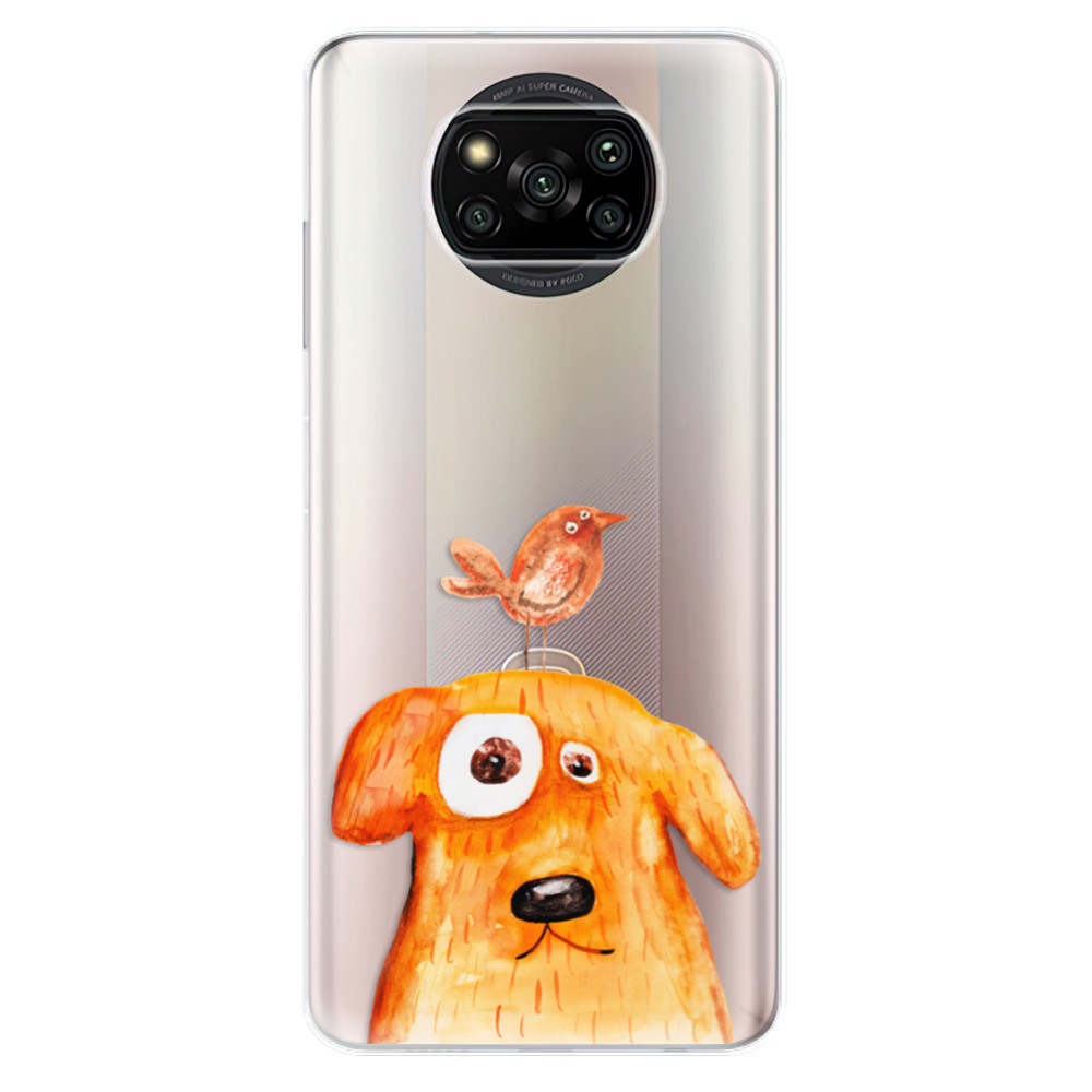 Odolné silikónové puzdro iSaprio - Dog And Bird - Xiaomi Poco X3 Pro / X3 NFC