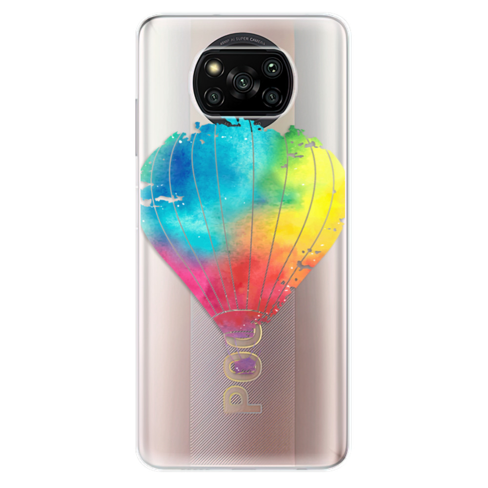 Odolné silikónové puzdro iSaprio - Flying Baloon 01 - Xiaomi Poco X3 Pro / X3 NFC