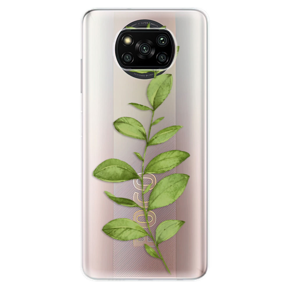 Odolné silikónové puzdro iSaprio - Green Plant 01 - Xiaomi Poco X3 Pro / X3 NFC