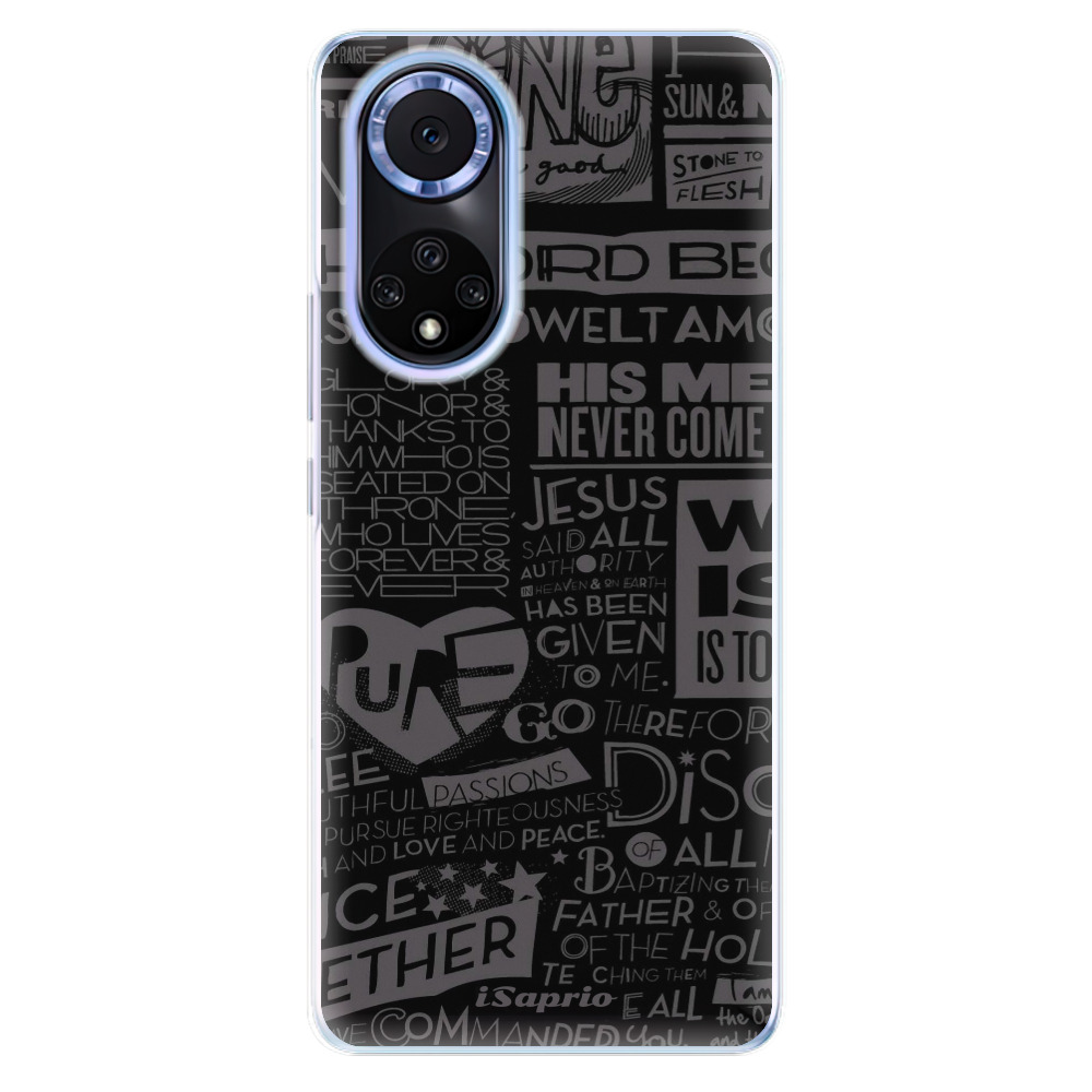 Odolné silikónové puzdro iSaprio - Text 01 - Huawei Nova 9