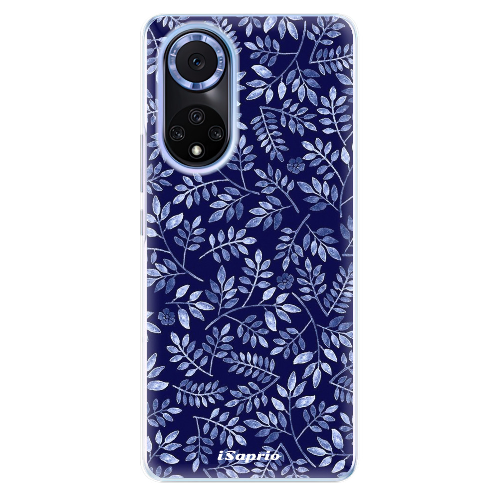 Odolné silikónové puzdro iSaprio - Blue Leaves 05 - Huawei Nova 9