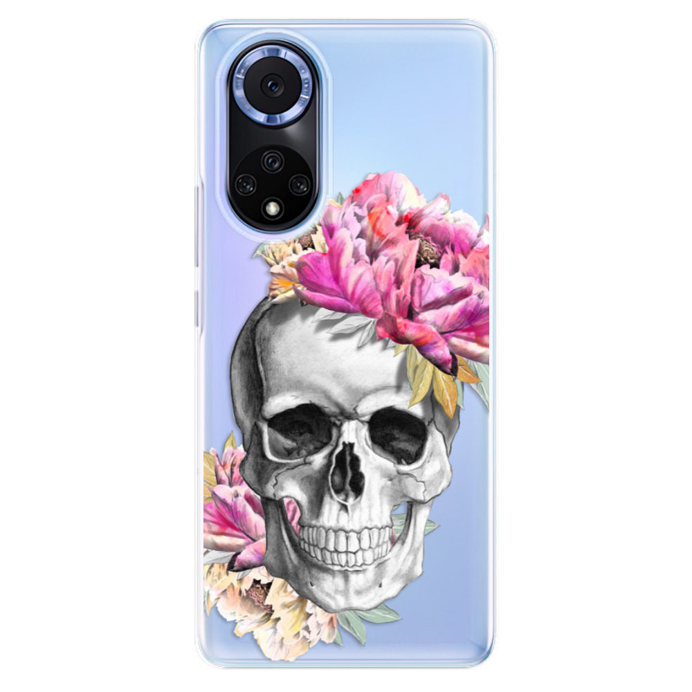 Odolné silikónové puzdro iSaprio - Pretty Skull - Huawei Nova 9