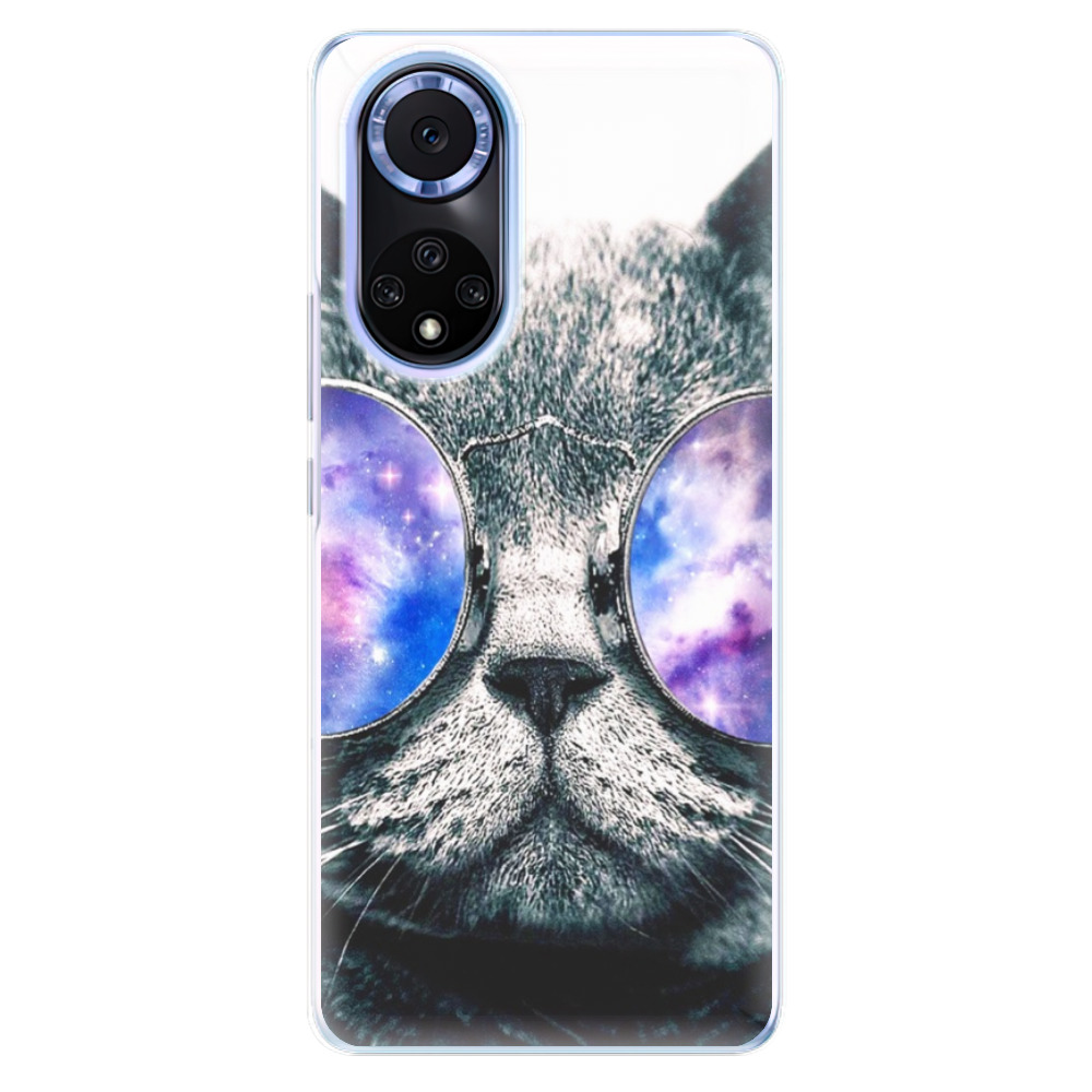 Odolné silikónové puzdro iSaprio - Galaxy Cat - Huawei Nova 9