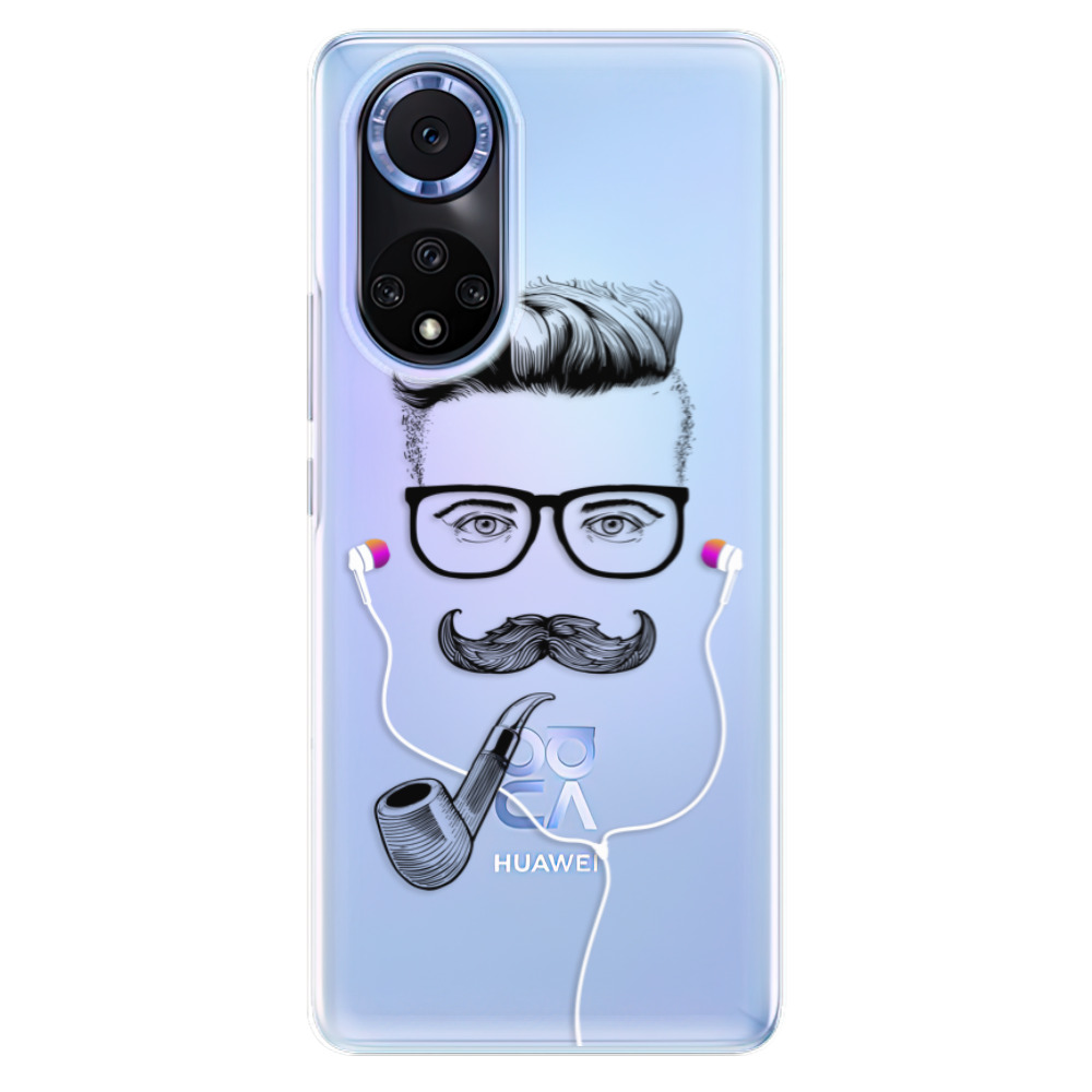 Odolné silikónové puzdro iSaprio - Man With Headphones 01 - Huawei Nova 9