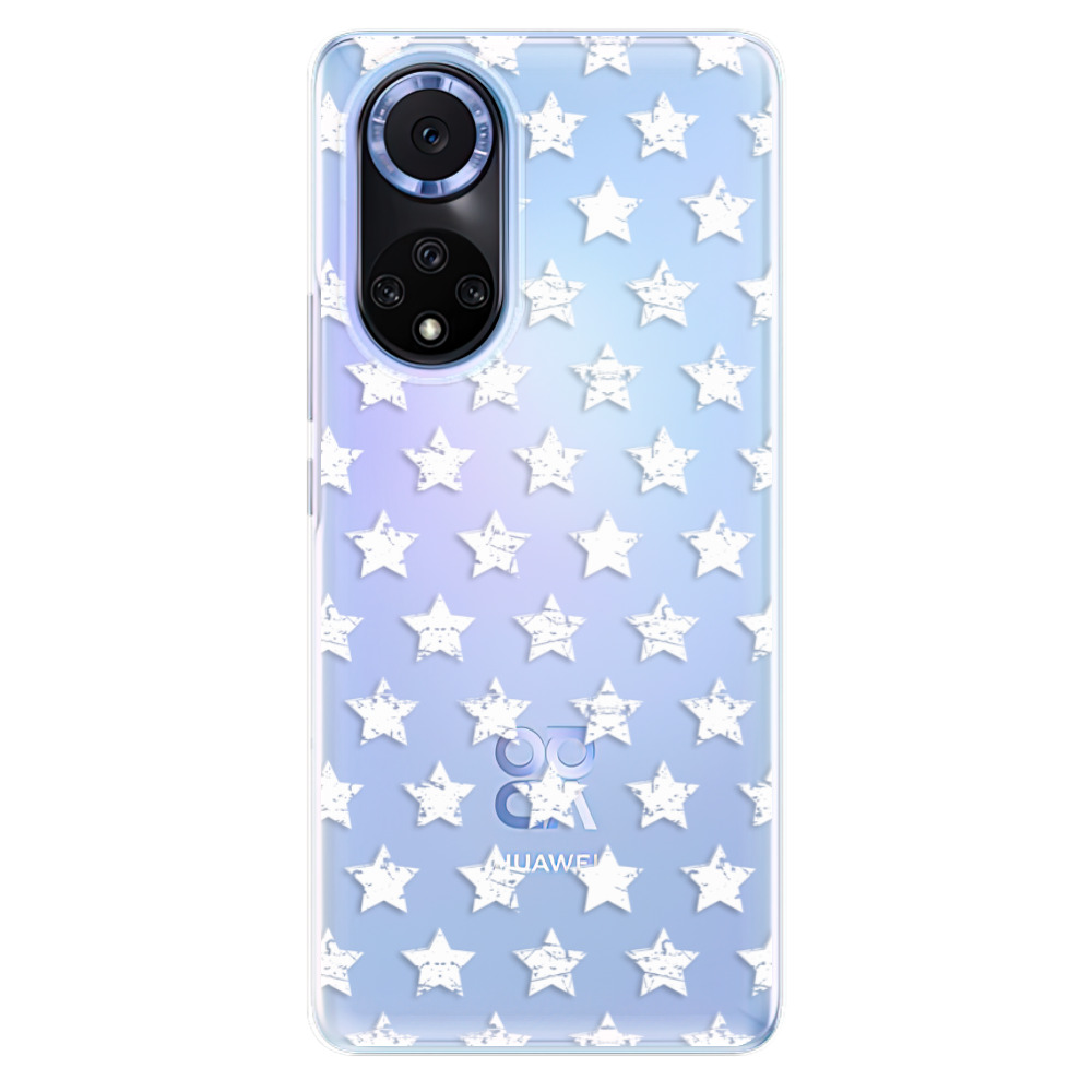 Odolné silikónové puzdro iSaprio - Stars Pattern - white - Huawei Nova 9